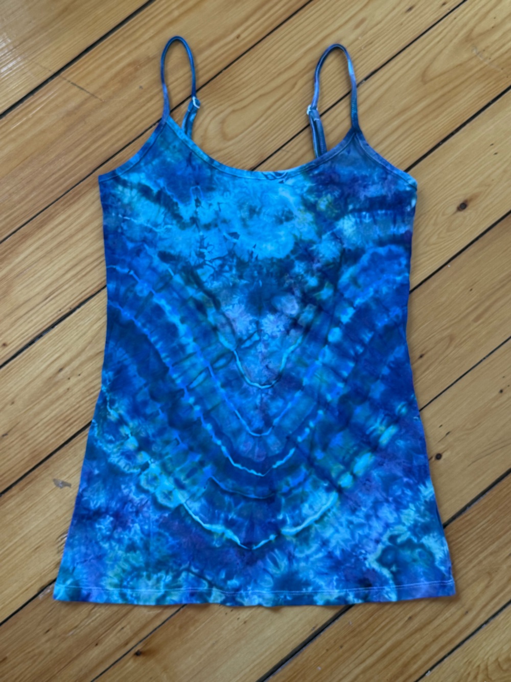 One of a kind Ice Dye Tie-Dye Cami. Small